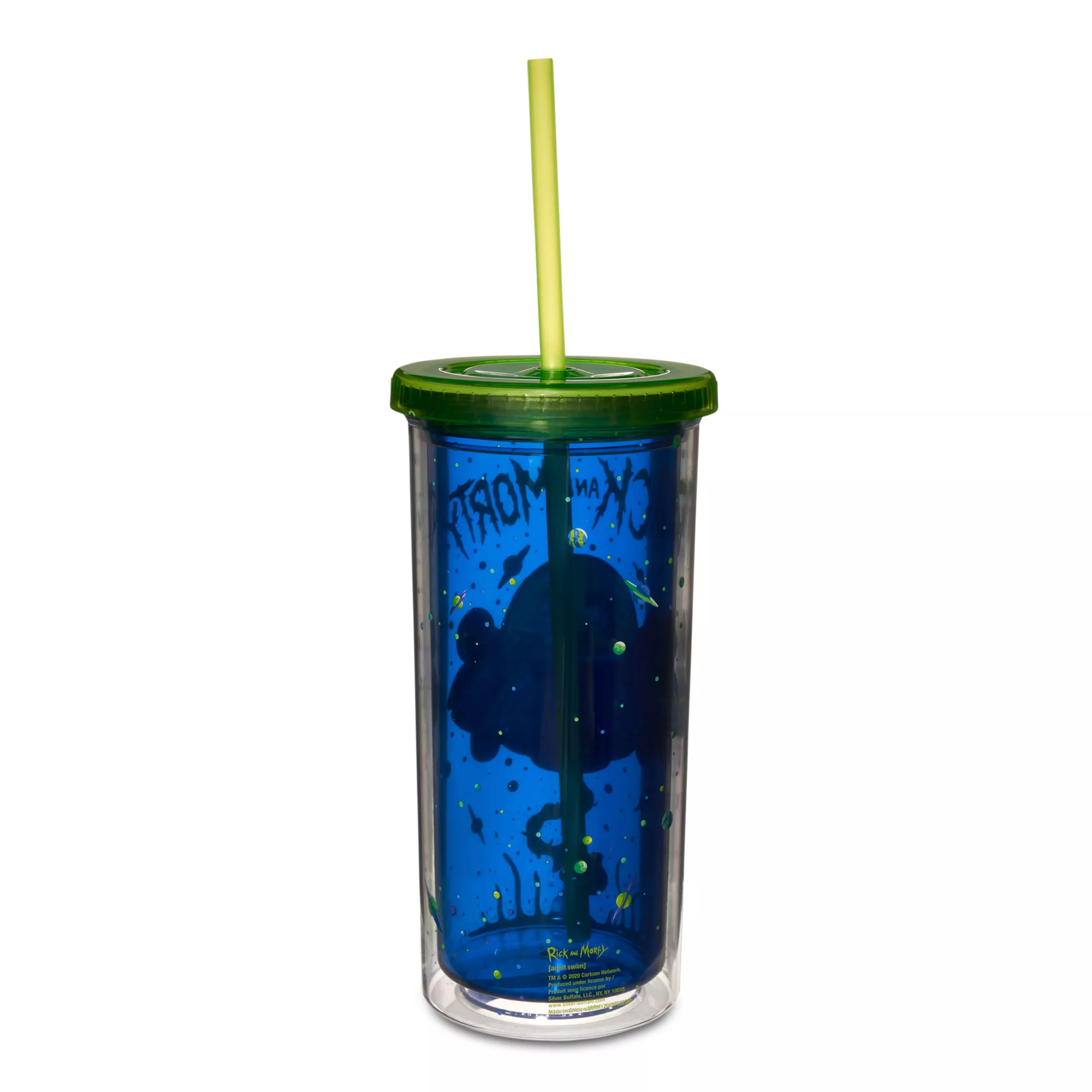 Spaceship Rick and Morty Cup with Straw - 29 oz. at Spencer's