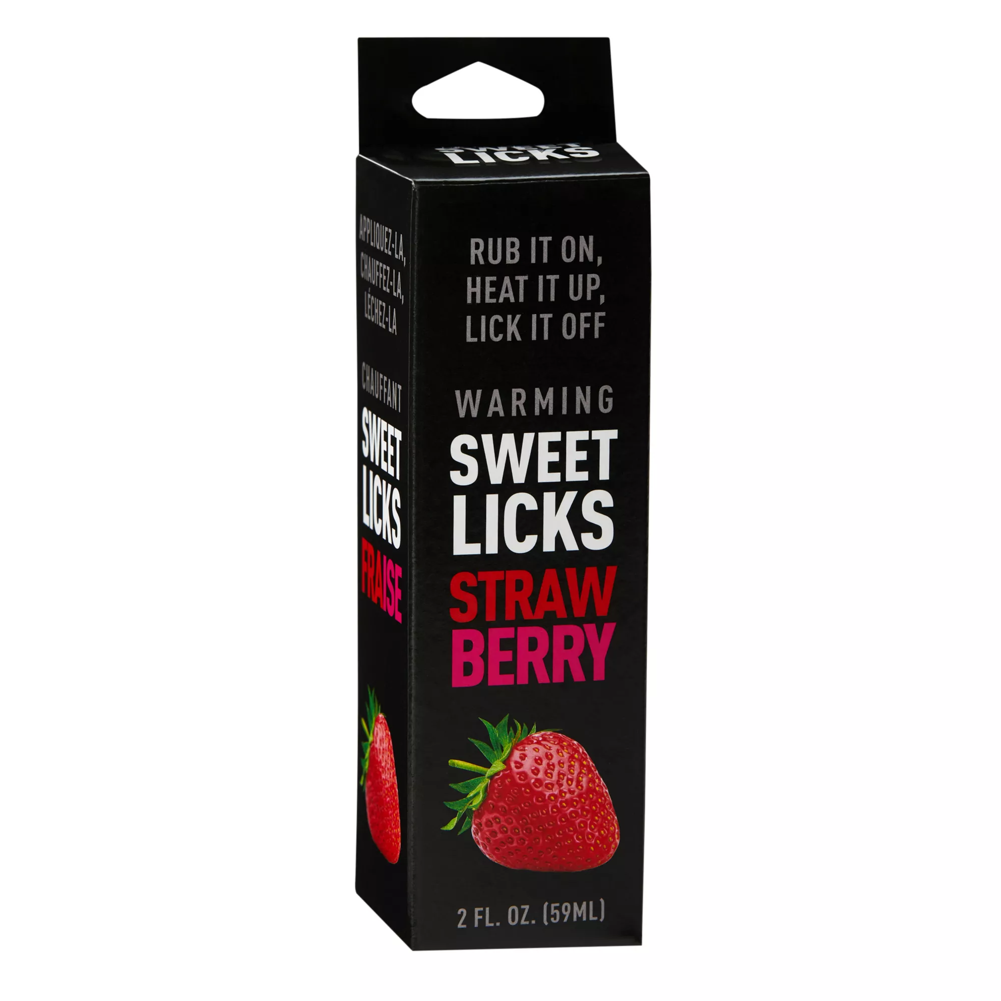 Warming Strawberry Flavored Glide 2 oz. - Sweet Licks at Spencer's