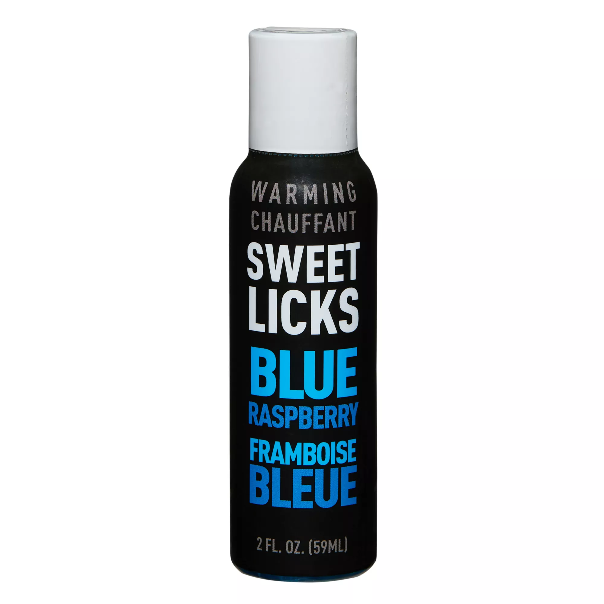 Warming Blue Raspberry Flavored Glide 2 oz. - Sweet Licks
