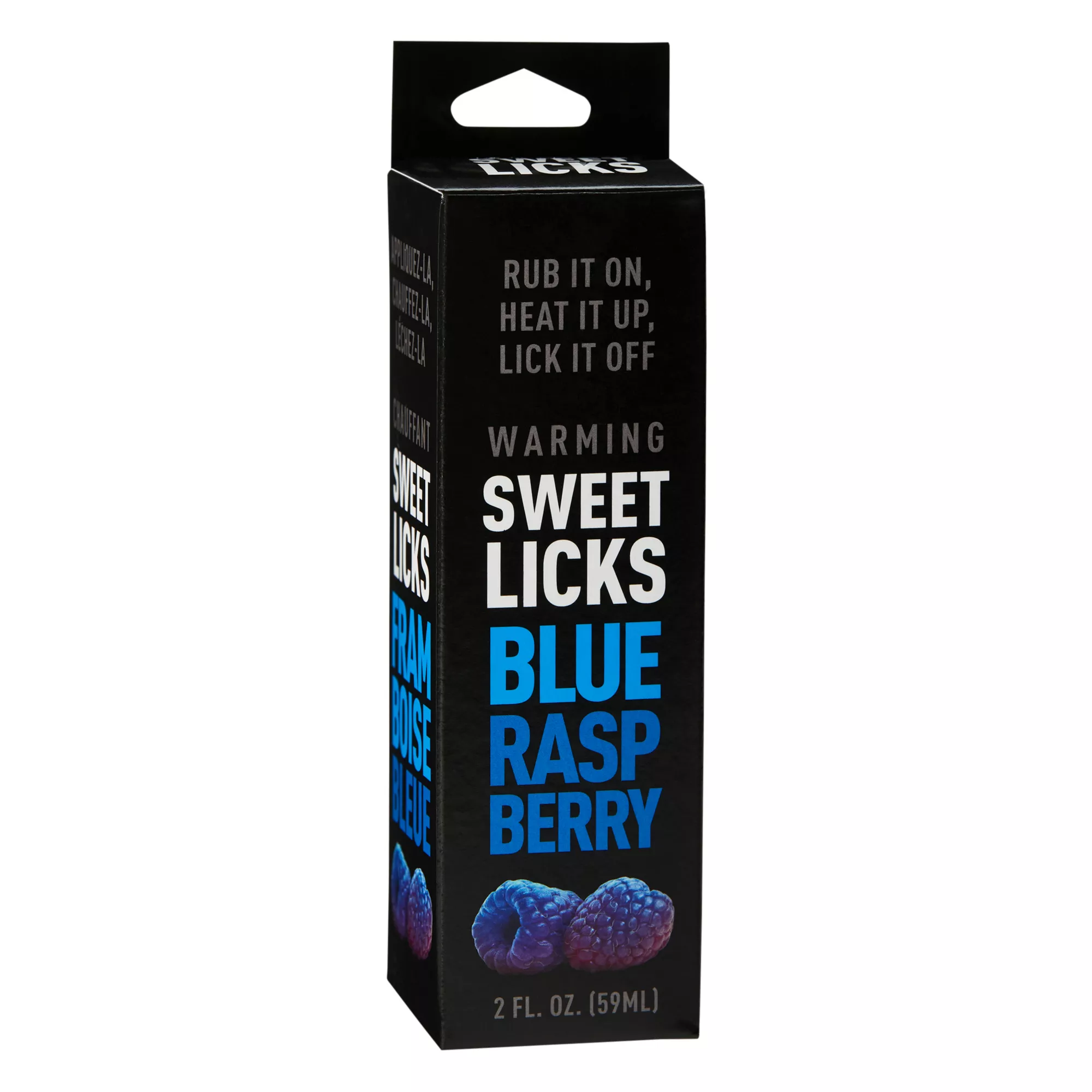 Warming Blue Raspberry Flavored Glide 2 oz. - Sweet Licks