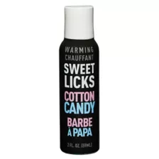 Warming Cotton Candy Flavored Glide 2 oz. - Sweet Licks at Spencer's
