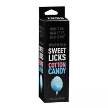 Warming Cotton Candy Flavored Glide 2 oz. - Sweet Licks at Spencer's