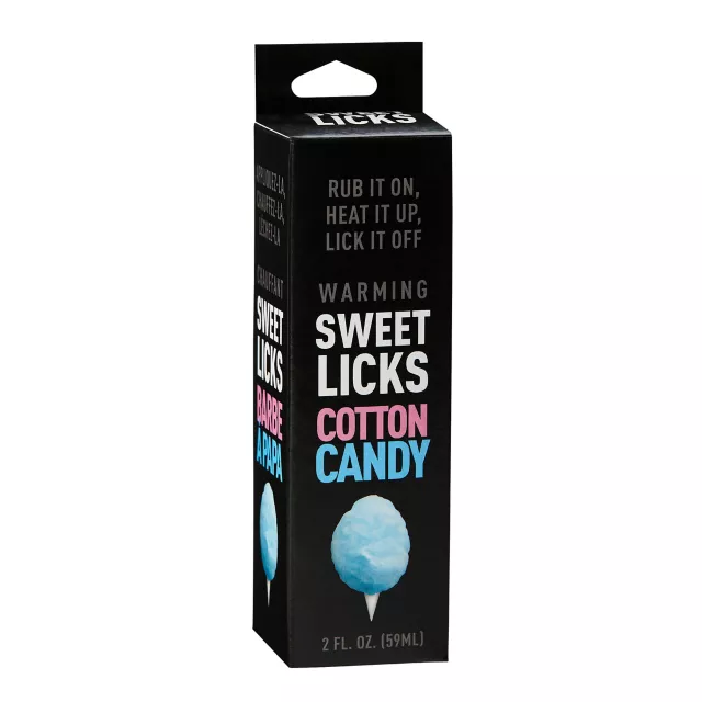 Warming Cotton Candy Flavored Glide 2 oz. - Sweet Licks