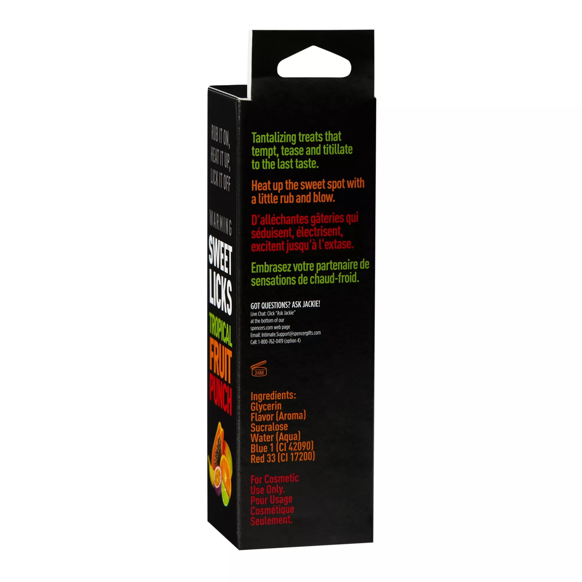 Warming Tropical Fruit Flavored Glide 2 oz. - Sweet Licks at Spencer's