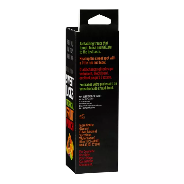 Warming Tropical Fruit Flavored Glide 2 oz. - Sweet Licks at Spencer's