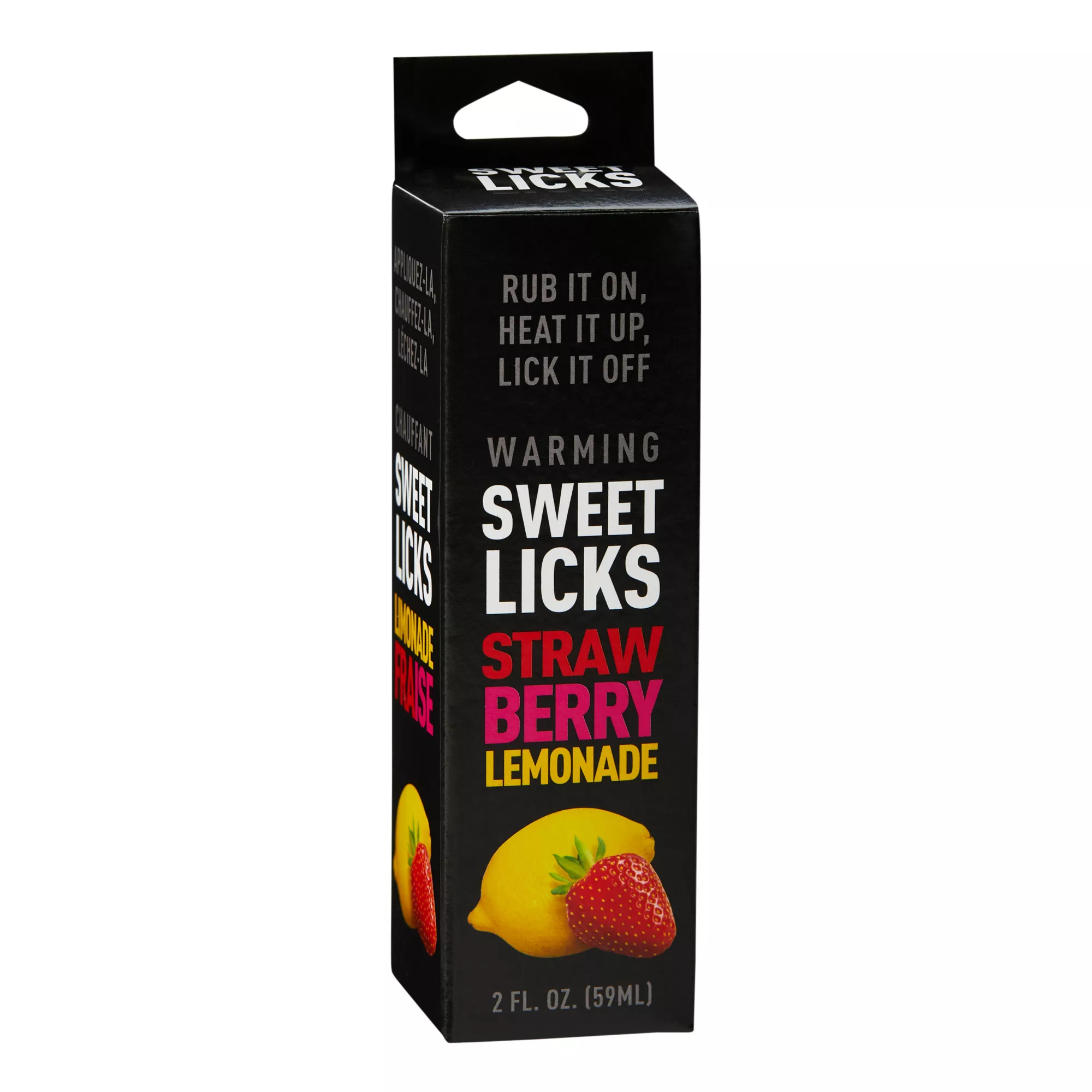 Warming Strawberry Lemonade Flavored Glide 2 oz. - Sweet Licks at Spencer's