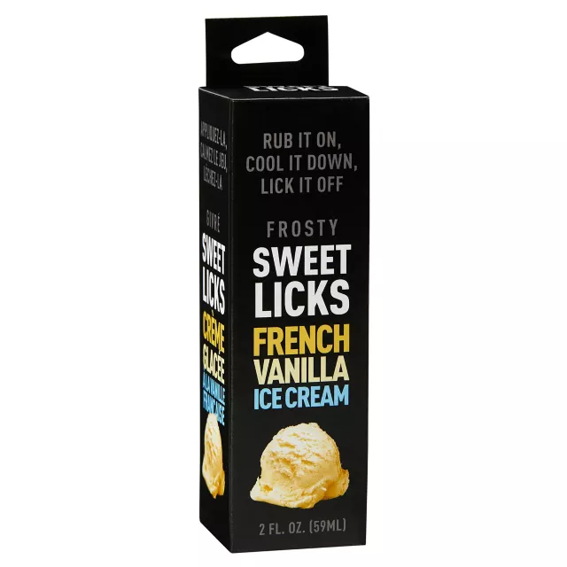 Cooling French Vanilla Ice Cream Flavored Glide 2 oz. - Sweet Licks