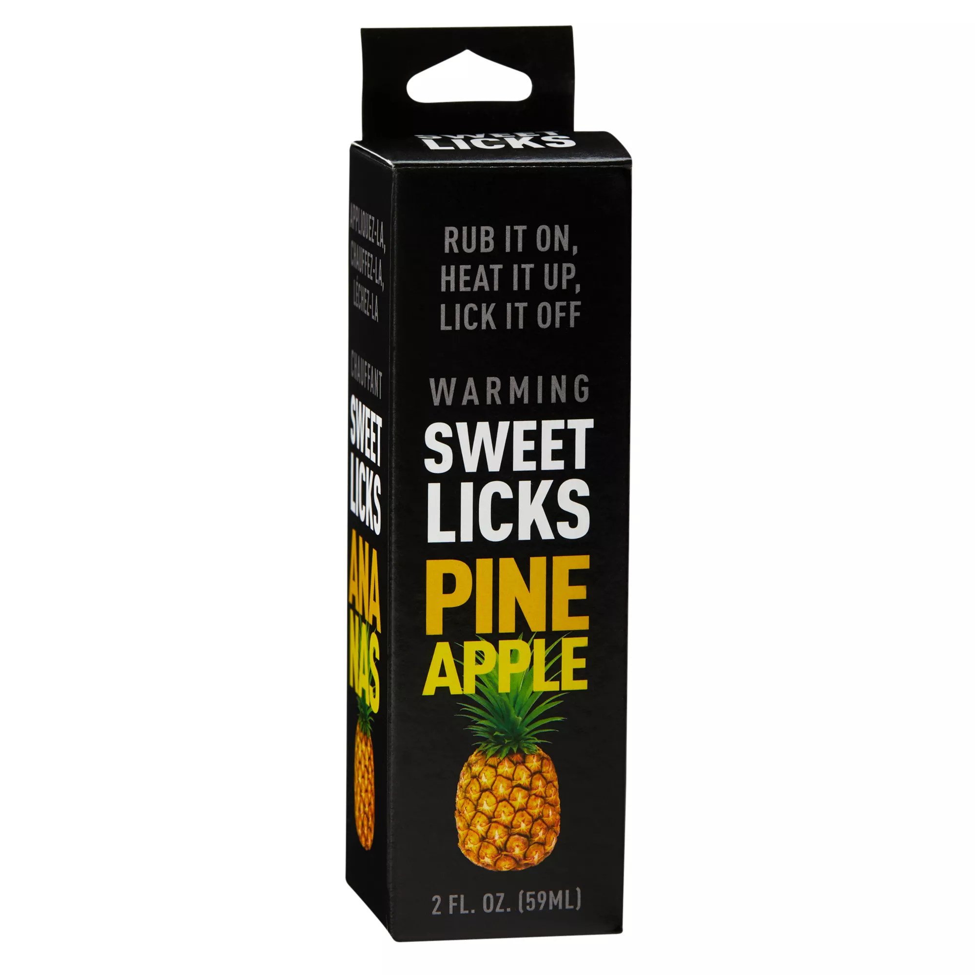 Warming Pineapple Flavored Glide 2 oz. - Sweet Licks at Spencer's