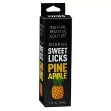 Warming Pineapple Flavored Glide 2 oz. - Sweet Licks at Spencer's
