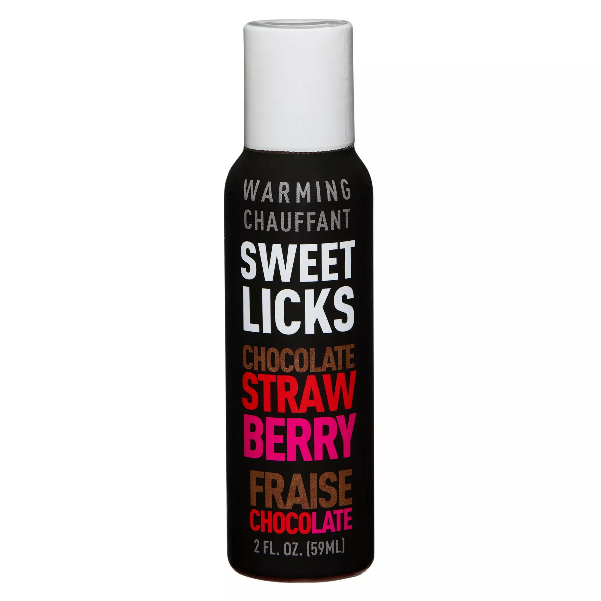 Warming Chocolate Strawberry Flavored Glide 2 oz. - Sweet Licks at Spencer's