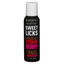 Warming Chocolate Strawberry Flavored Glide 2 oz. - Sweet Licks at Spencer's