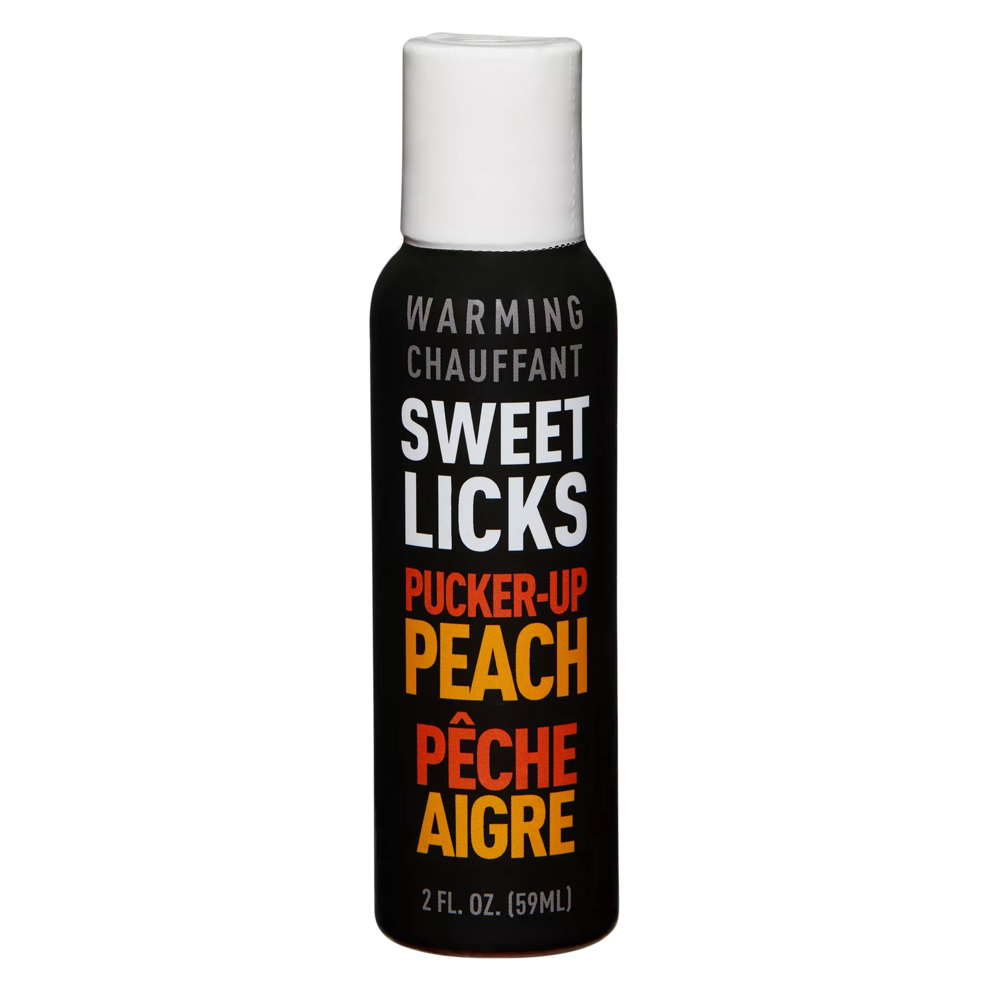 Warming Peach Flavored Glide 2 oz. - Sweet Licks at Spencer's