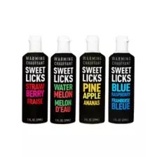 Warming Fruit Flavored Glide Sweet Licks 4 Pack - 1 oz. at Spencer's
