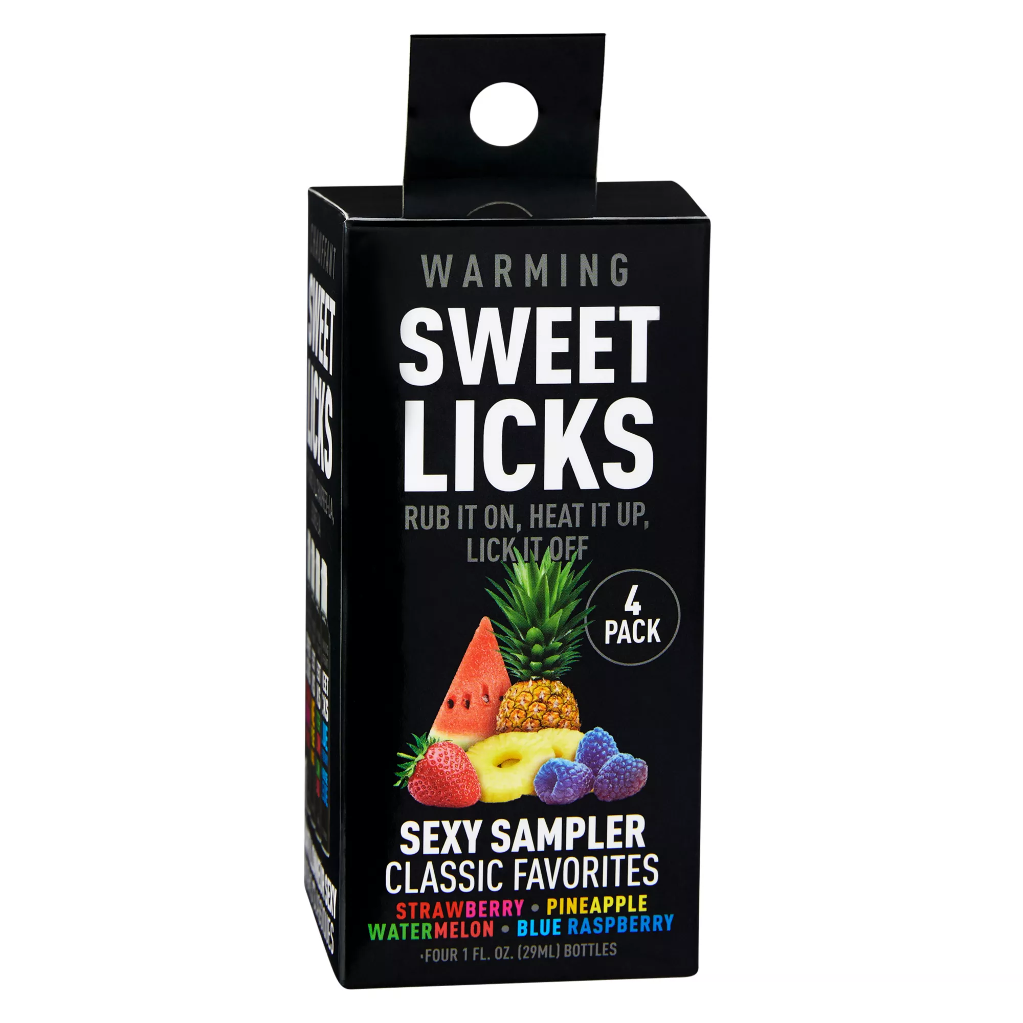 Warming Fruit Flavored Glide Sweet Licks 4 Pack - 1 oz. at Spencer's