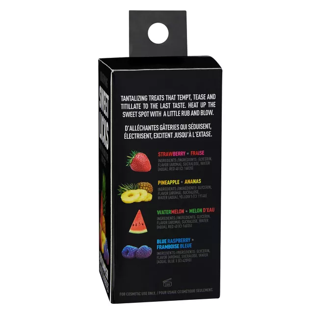 Warming Fruit Flavored Glide Sweet Licks 4 Pack - 1 oz. at Spencer's