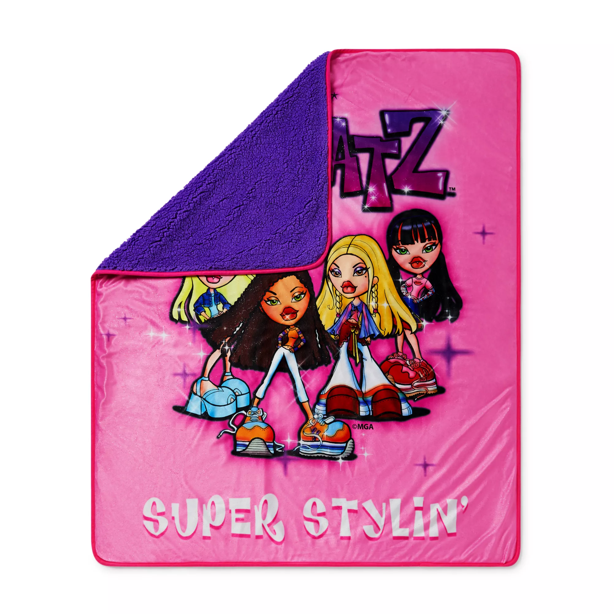 Glitter Bratz Fleece Blanket at Spencer's