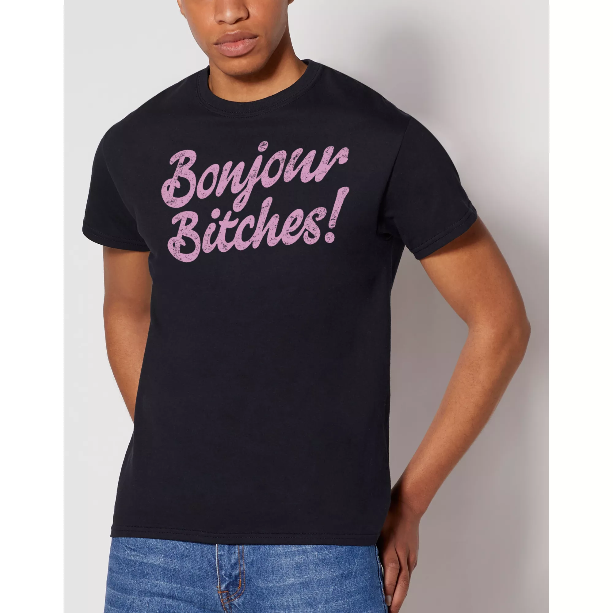 Bonjour Bitches T Shirt at Spencer's