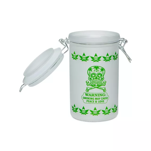 Sugar Skull Stash Jar - 16 oz. at Spencer's
