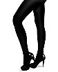 Plus Size Black Opaque Tights