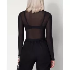 Skeleton Mesh Crop Top at Spencer's