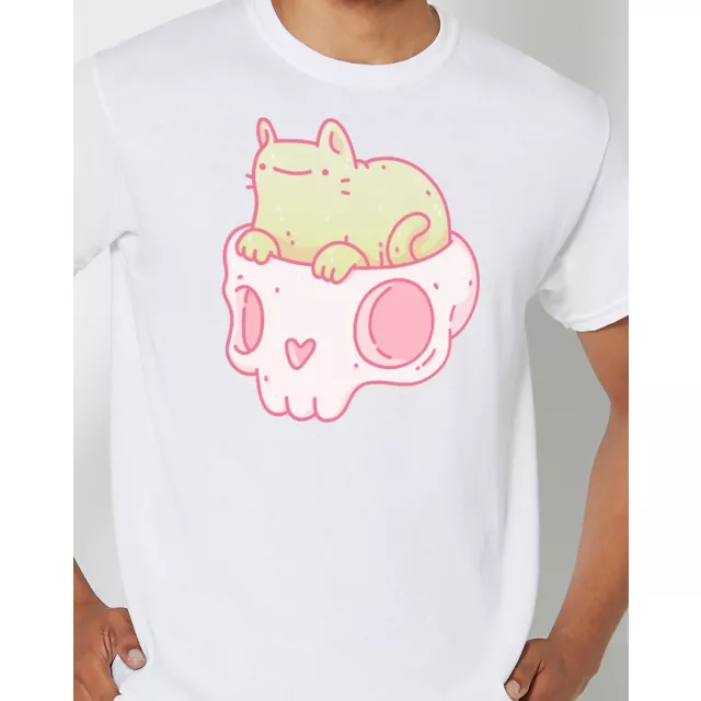 Skullcat T Shirt - Odsanyu at Spencer's