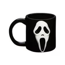 Ghost Face Molded Coffee Mug - 16 oz. at Spencer's