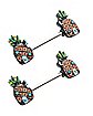 Pineapple Nipple Barbells 14 Gauge - SpongeBob SquarePants