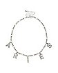 Pave Zodiac Aries Chain Necklace