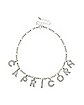 Pave Zodiac Capricorn Chain Necklace
