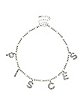 Pave Zodiac Pisces Chain Necklace