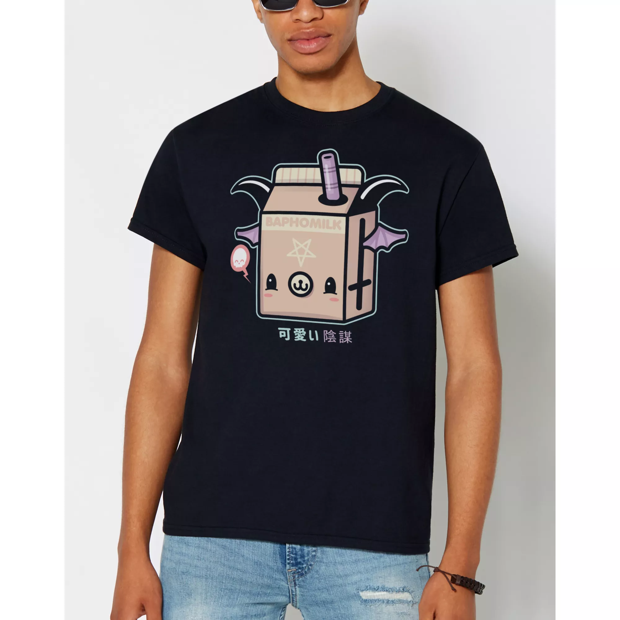 Baphomilk T Shirt - Kawaii Krypt at Spencer's