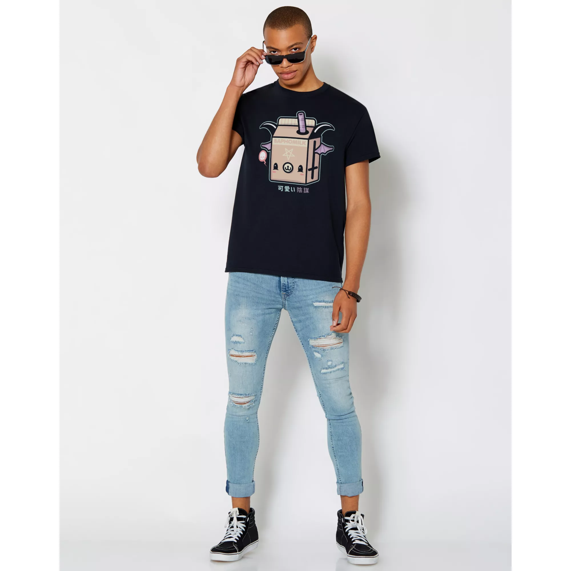 Baphomilk T Shirt - Kawaii Krypt at Spencer's