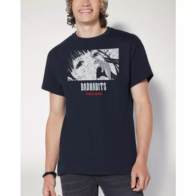 Tokyo-Japan T Shirt - Bad Habits at Spencer's