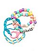 Multi-Pack Sugar and Daisy Beaded Bracelets - 5 Pack