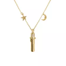Sun and Moon Rose Oil Diffuser Chain Necklace at Spencer's