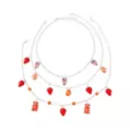 Multi-Pack Strawberry and Gummy Bear Choker Necklaces - 3 Pack at Spencer's