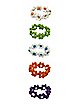 Multi-Pack Multi-Color Daisy Bead Rings - 5 Pack
