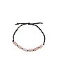 Semi-Precious Rose Quartz String Bracelet