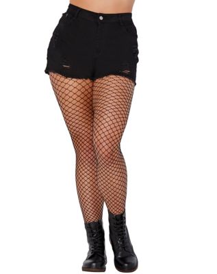 Plus Size Fishnet Tights - Spencer's