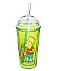 Bart Simpson Cup with Straw 16 oz. - The Simpsons
