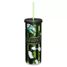 Sandworm Beetlejuice Cup with Straw - 20 oz. at Spencer's