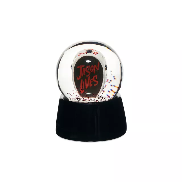 Jason Voorhees Mask Mini Snow Globe - Friday the 13th at Spencer's