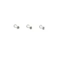 Multi-Pack Clear Gem Heart Star Flower Screw Nose Rings - 3 Pack at Spirit Halloween