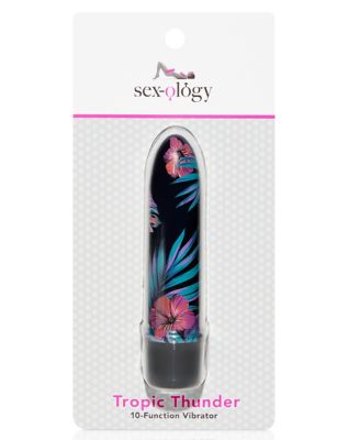 Tropic Thunder 10-Function Waterproof Vibrator - Sexology