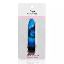 Blue Crush 10-Function Waterproof Bullet Vibrator 5 Inch - Sexology at Spencer's