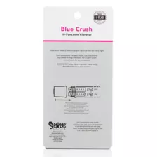 Blue Crush 10-Function Waterproof Bullet Vibrator 5 Inch - Sexology at Spencer's