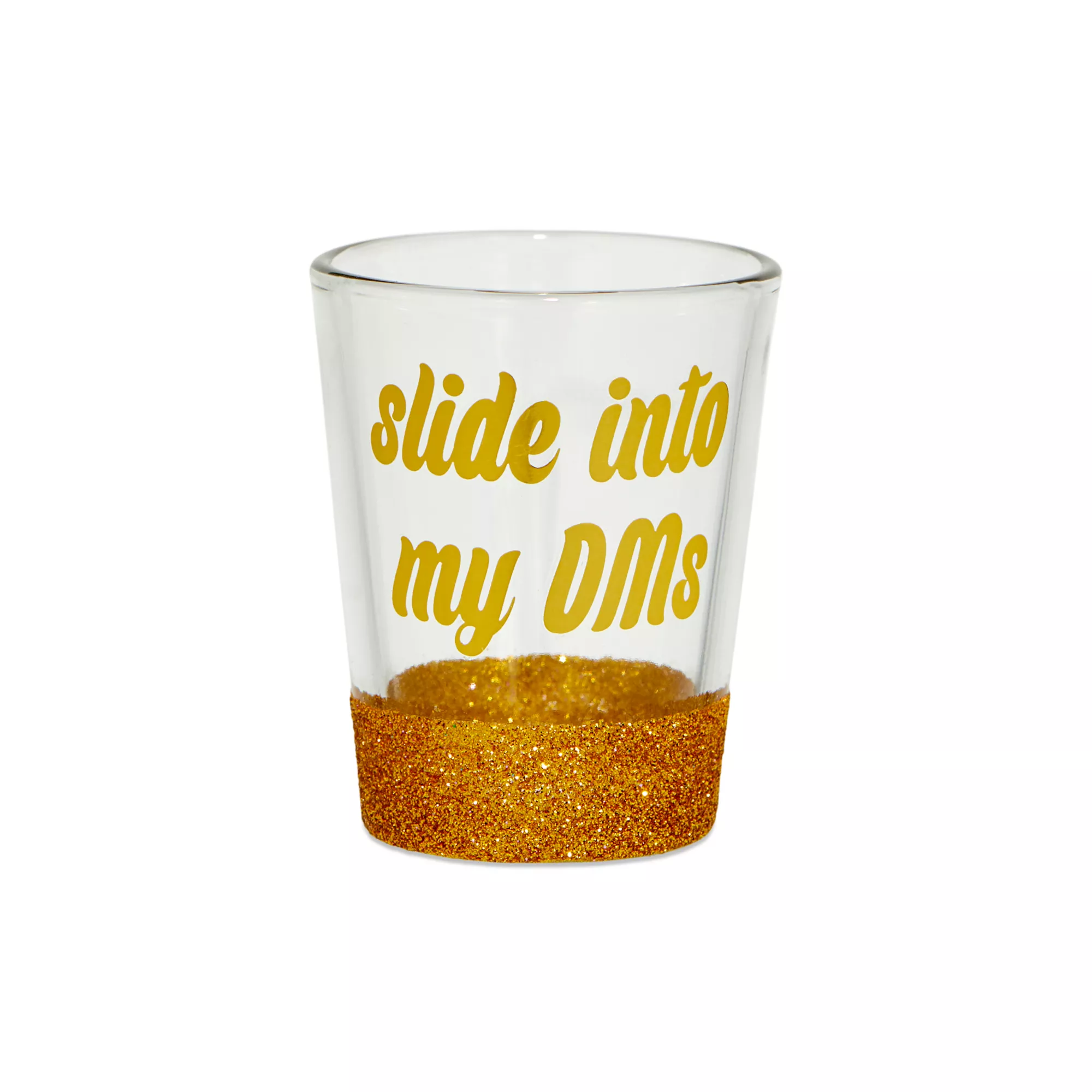 Slide Into My DM's Shot Glass - 1.5 oz. at Spencer's