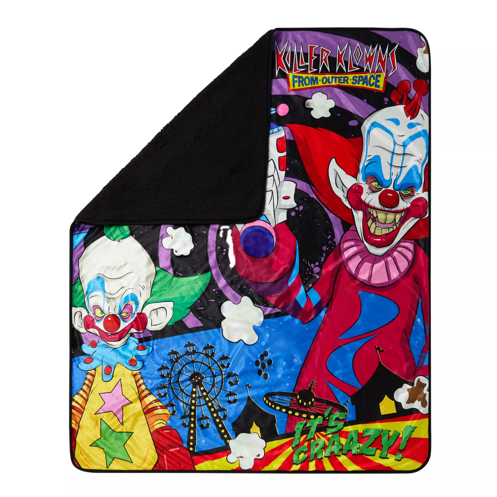 Killer Klowns from Outer Space Fleece Blanket at Spencer's