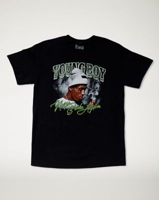 NBA YoungBoy Smoke T Shirt - Spencer's
