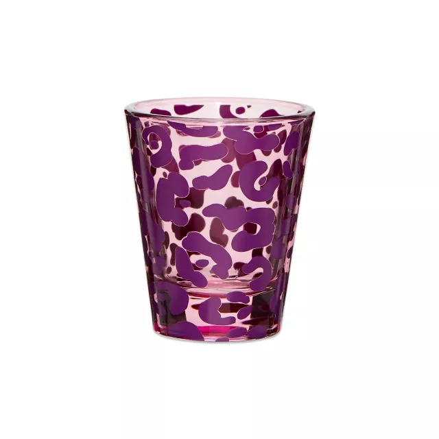 Pink Leopard Shot Glass